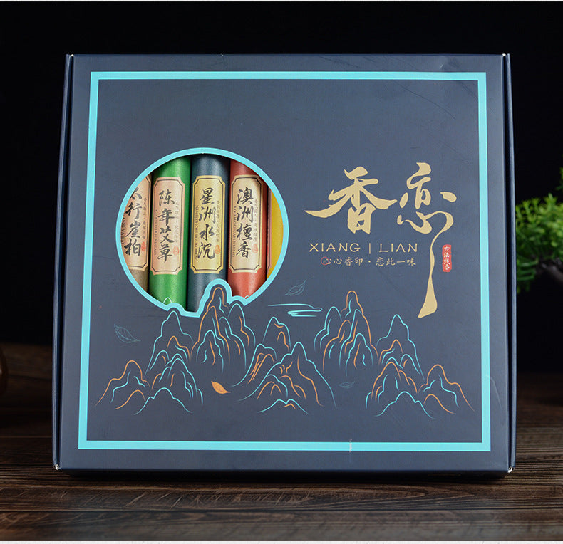 11pc Incense Set, 20g each: Agarwood, Sandalwood, Frankincense, More
